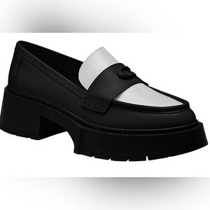NIB COACH Women's Leah Platform Loafer Flats